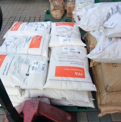 PFA 340 Flame retardant heat stable grade creep resistance chemical resistance low wear